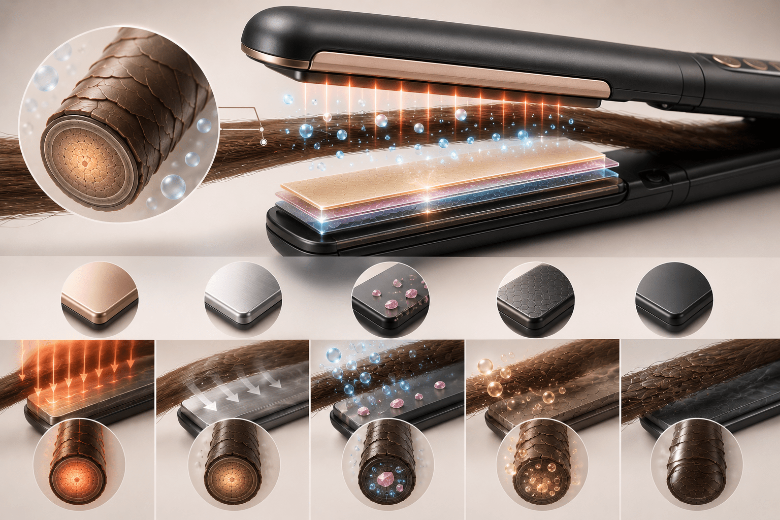 What's Actually Touching Your Hair: The Materials Science of Styling Tool Coatings - FORLIFA