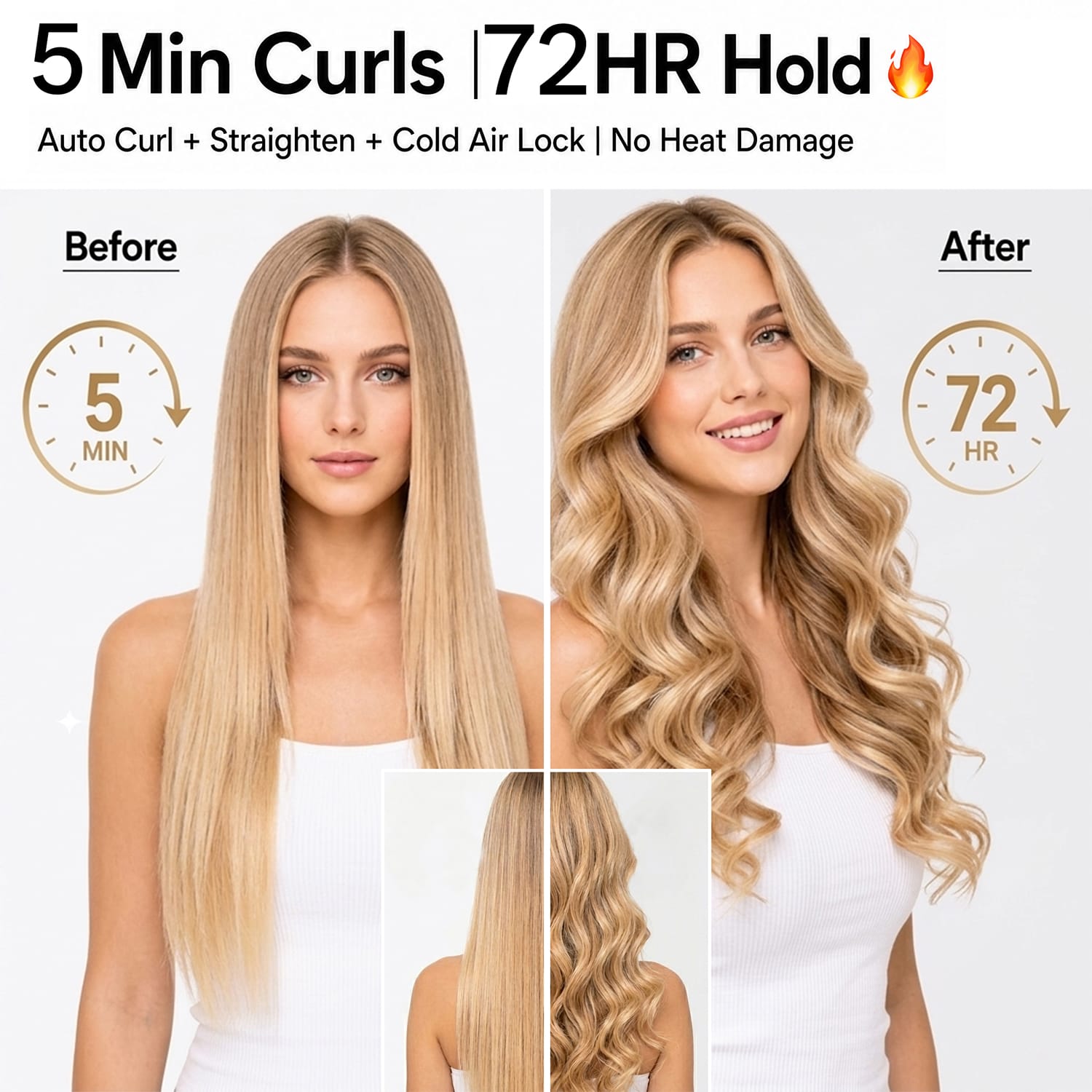 Pro HyperCurve — 3-in-1 Auto Curler & Styler - FORLIFA
